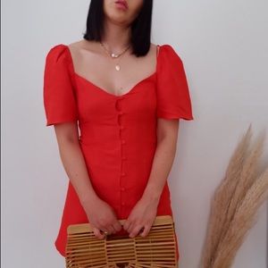 Zara Sweetheart Mini Dress